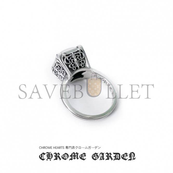 CHROME HEARTS BUTTERFLY CROSS COCKTAIL RING