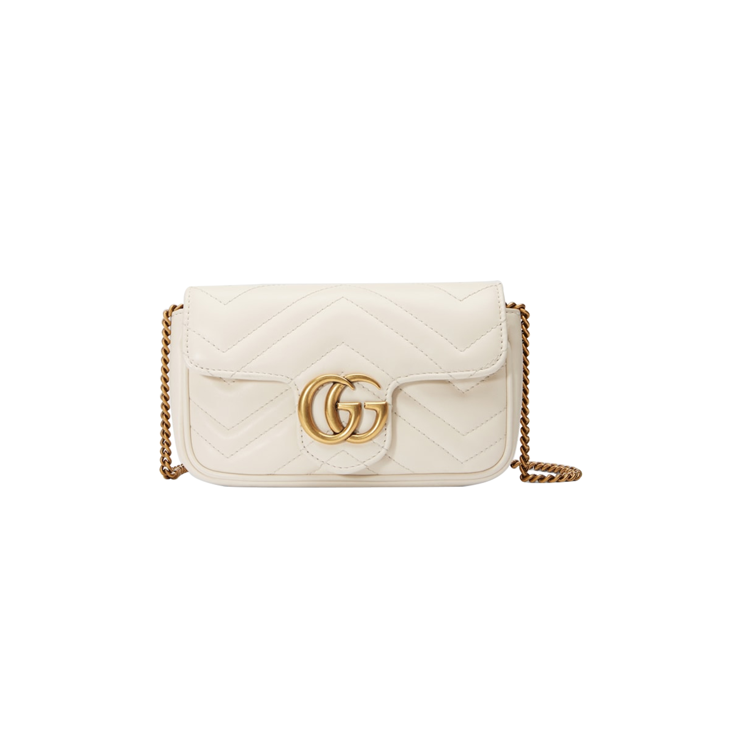 GUCCI MARMONT MATELASSE LEATHER SUPER MINI BAG 476433 (16.5*10*5cm)