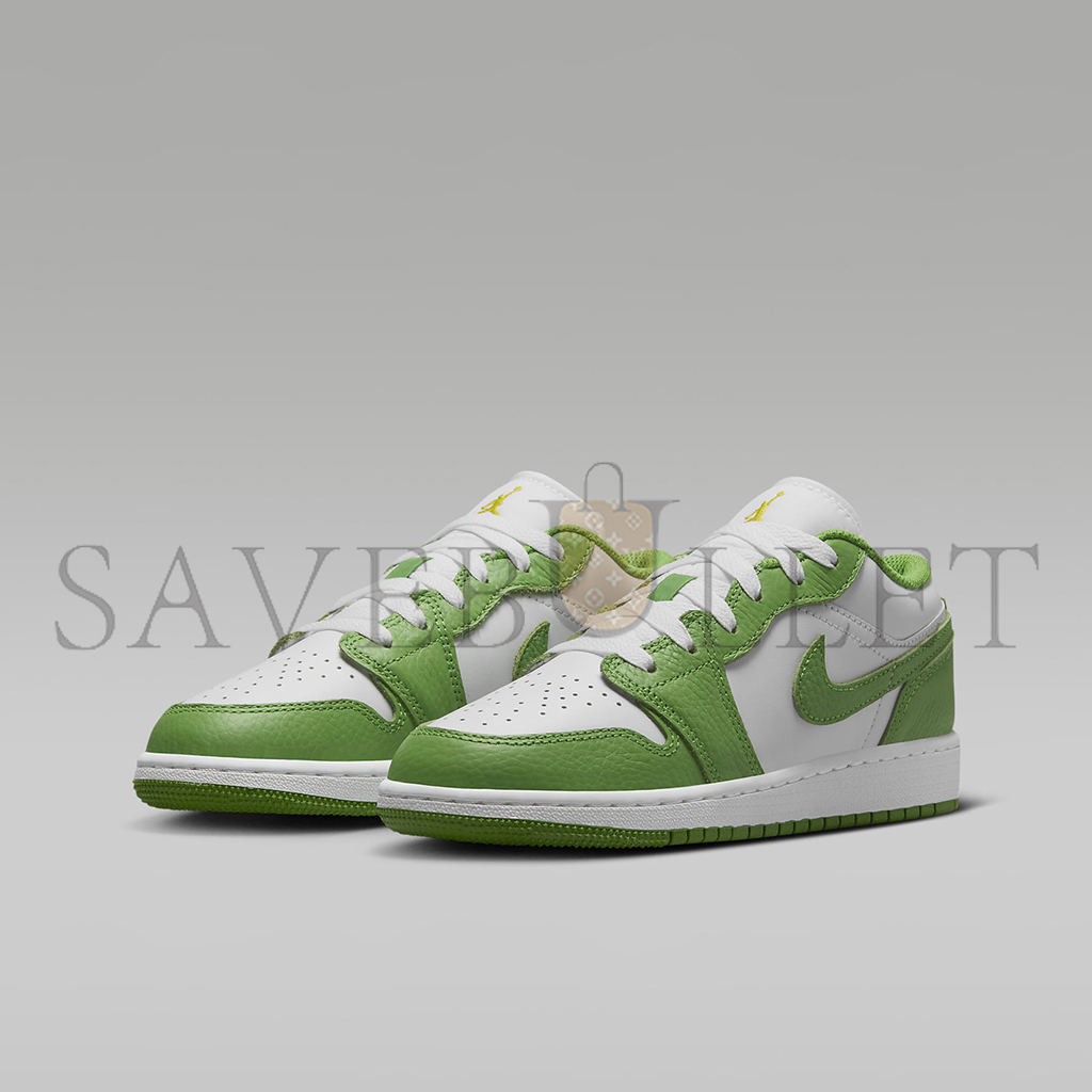 NIKE AIR JORDAN 1 LOW GS CHLOROPHYLL HF4779-100