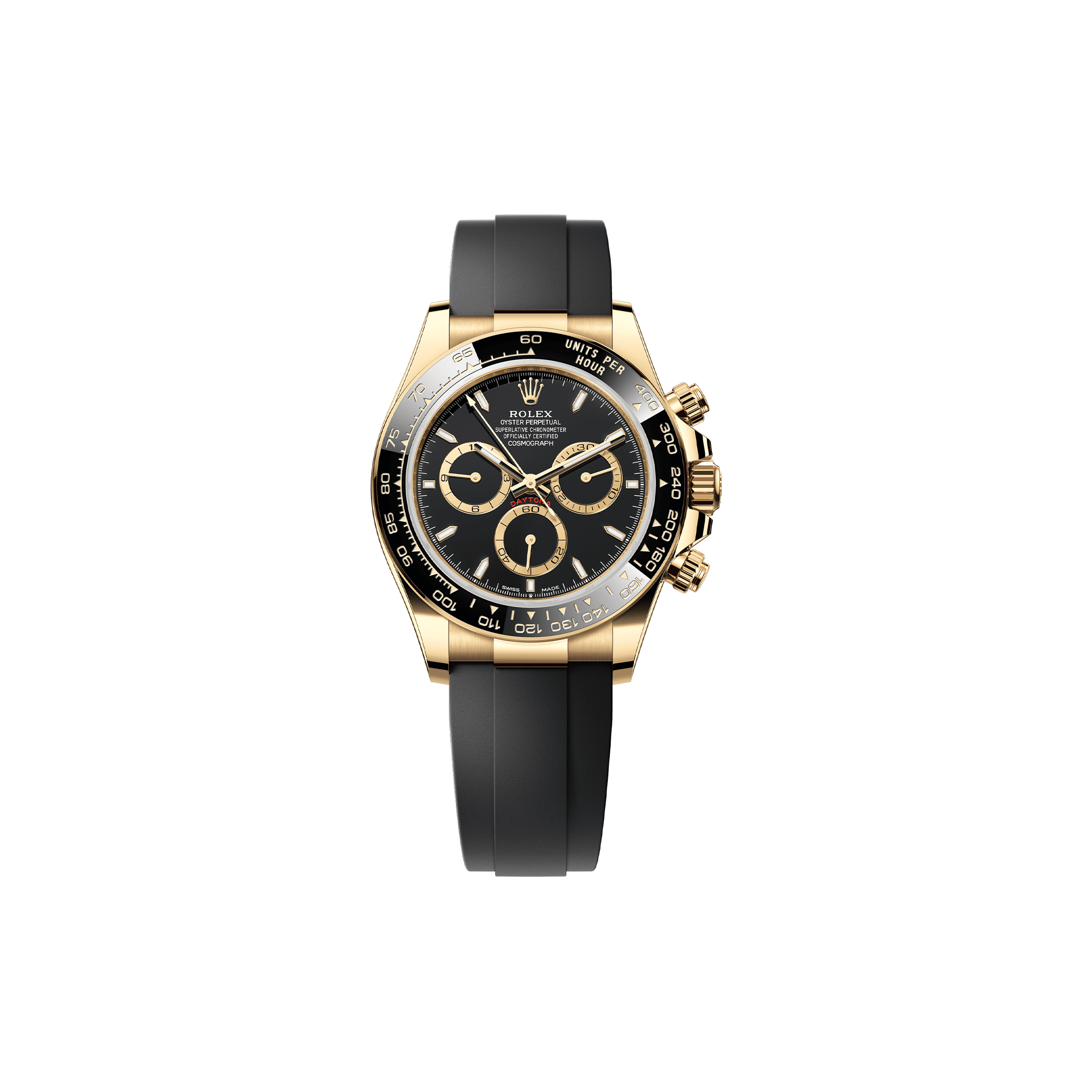 ROLEX COSMOGRAPH DAYTONA OYSTER, 40 MM, YELLOW GOLD WATCH 126518LN