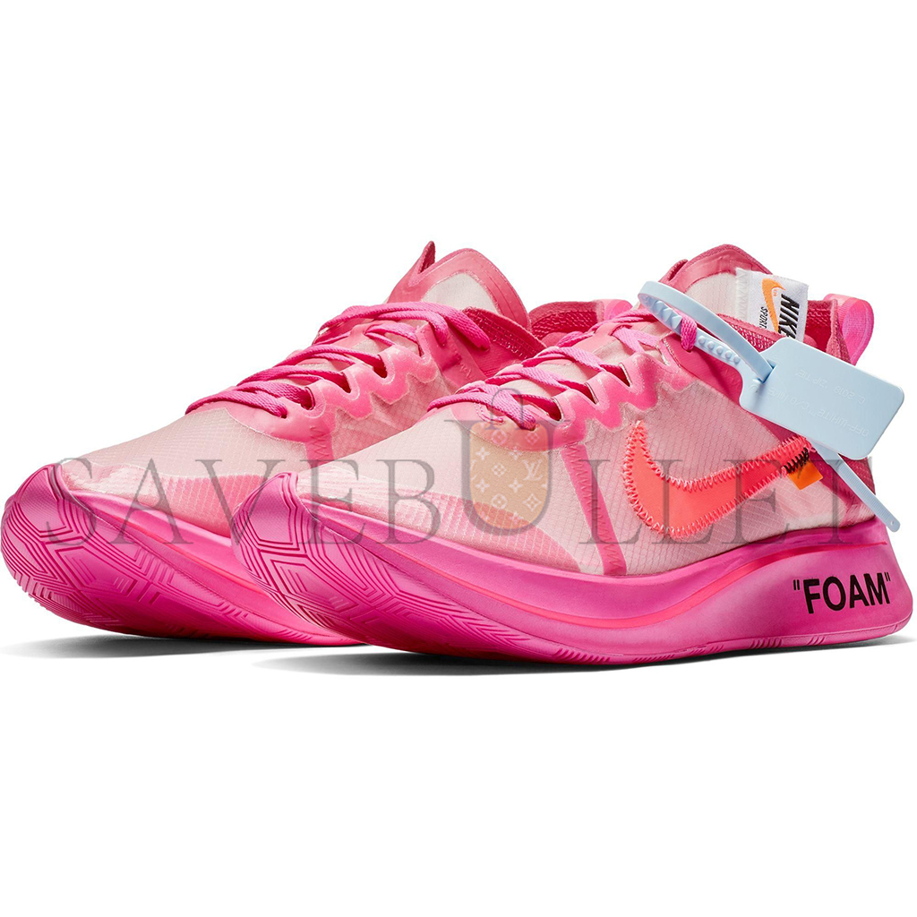 NIKE ZOOM FLYOFF-WHITE PINK AJ4588-600