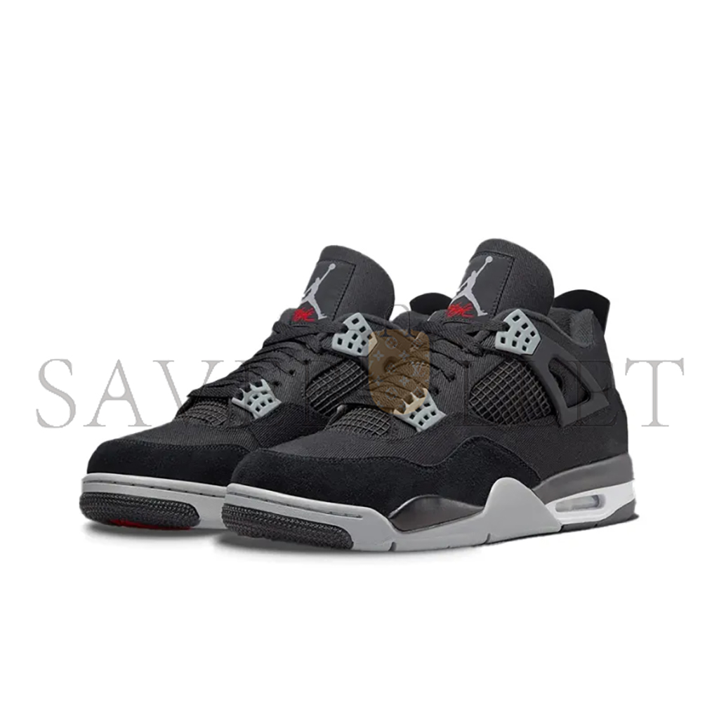 NIKE JORDAN 4 RETRO SE BLACK CANVAS DH7138-006