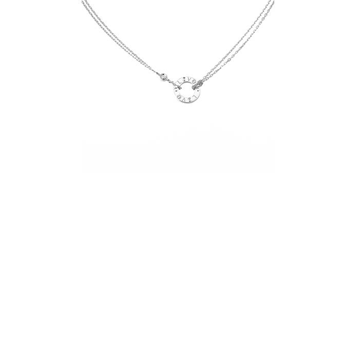 CARTIER  LOVE NECKLACE, 2 DIAMONDS B7219400