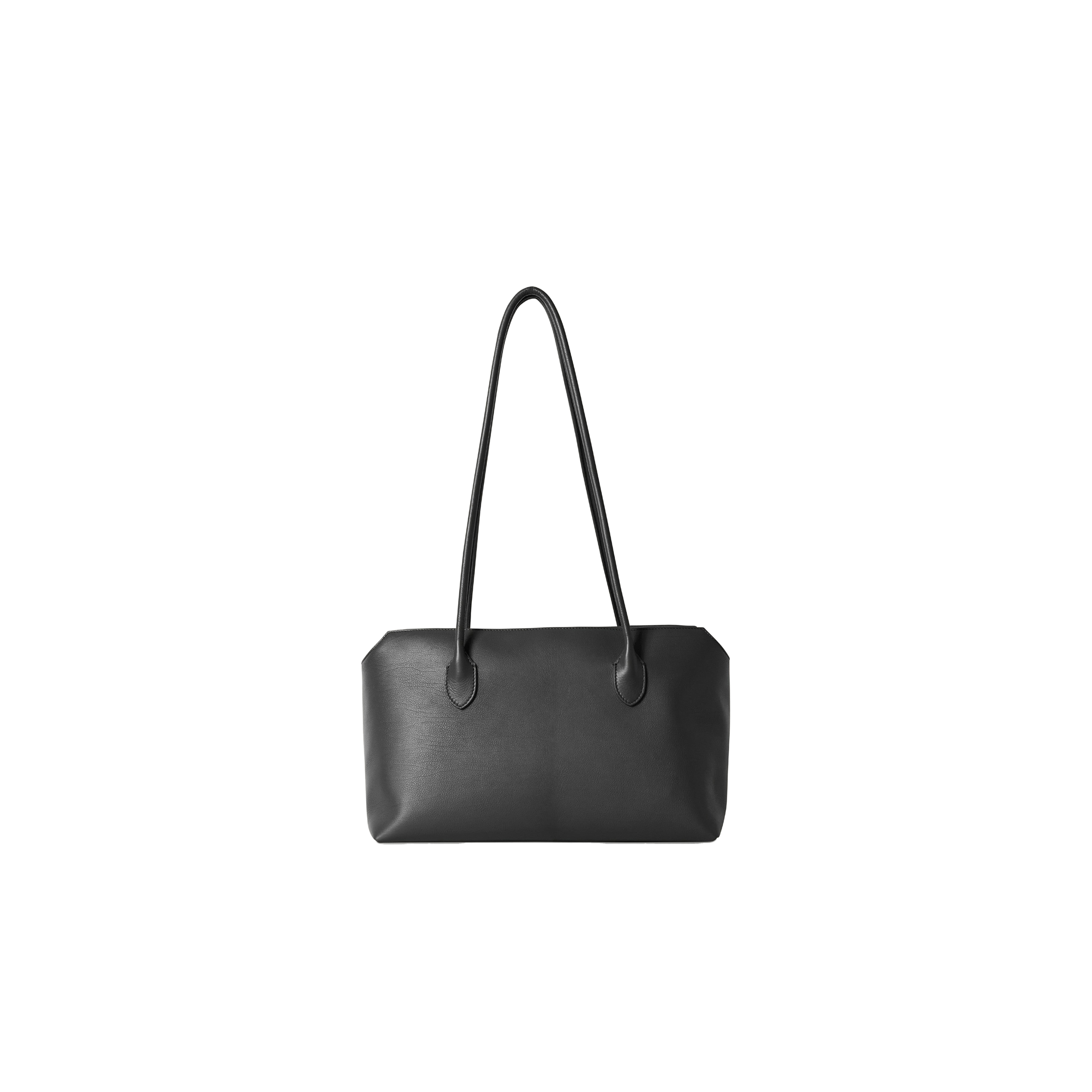 THE ROW TERRASSE BAG IN LEATHER BLACK W1292L97BLPL (33*20*18cm)