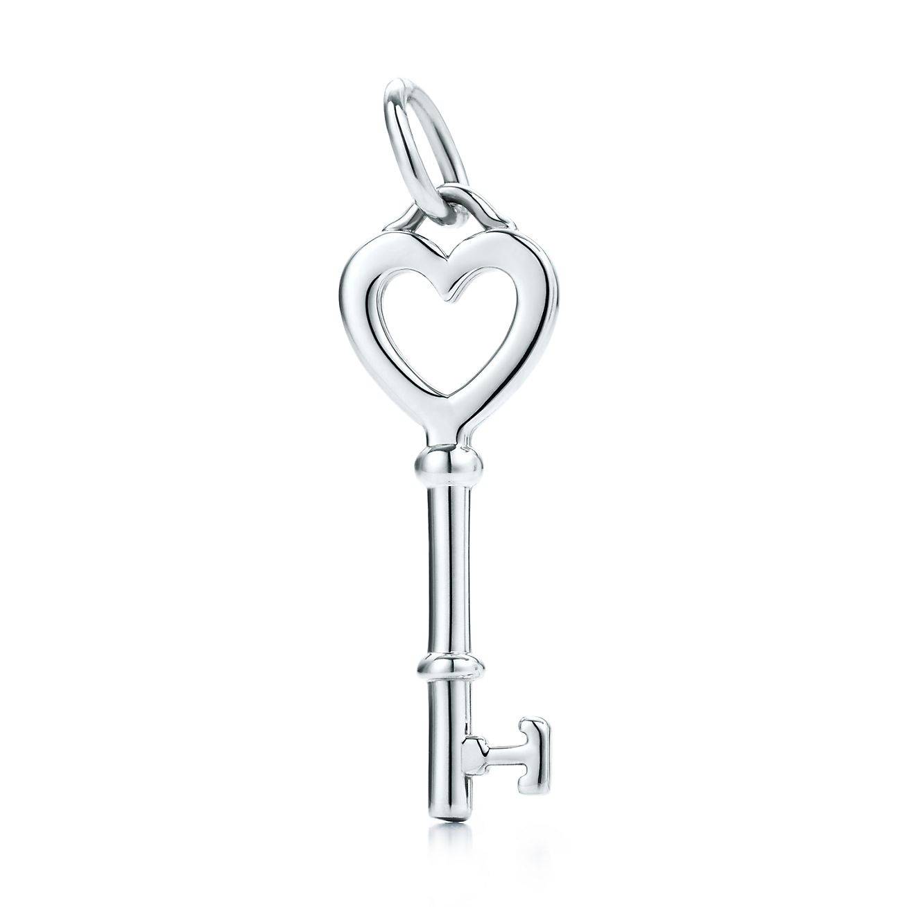 TIFFANY KEYS HEART KEY IN SILVER, MINI