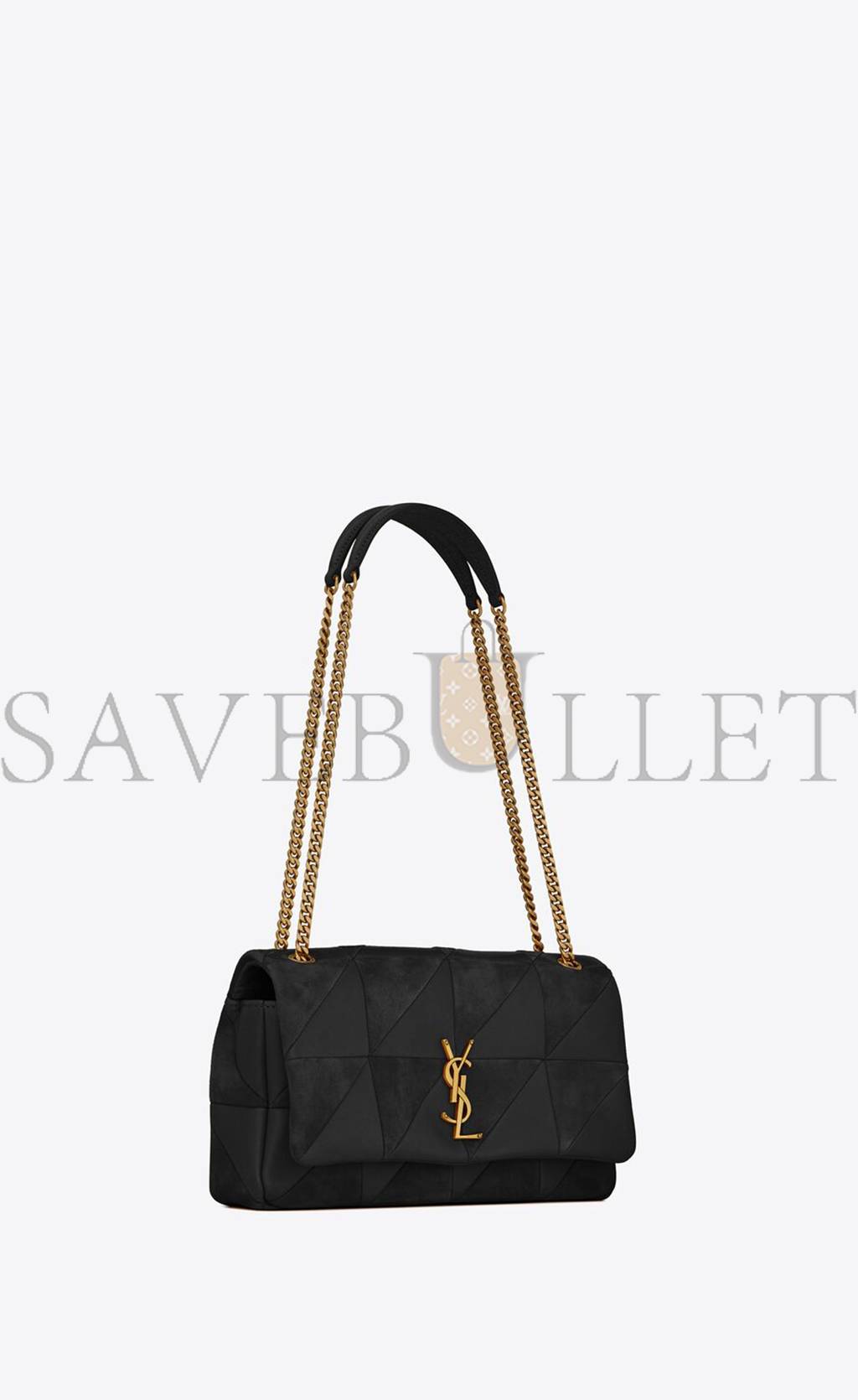 YSL JAMIE MEDIUM CHAIN BAG IN LAMBSKIN AND SUEDE 515821COPP71000 (25*15*7.5cm)