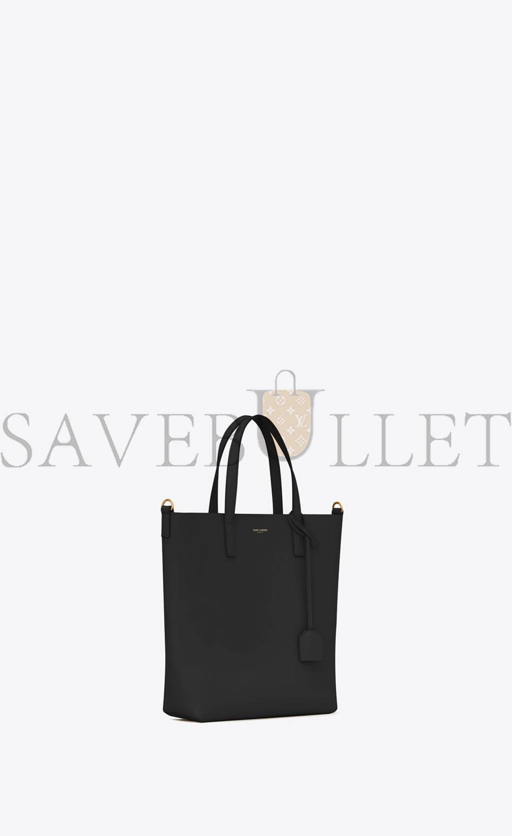 YSL SHOPPING SAINT LAURENT TOY IN SUPPLE LEATHER 600307CSV0J1000 (28*25*8cm)