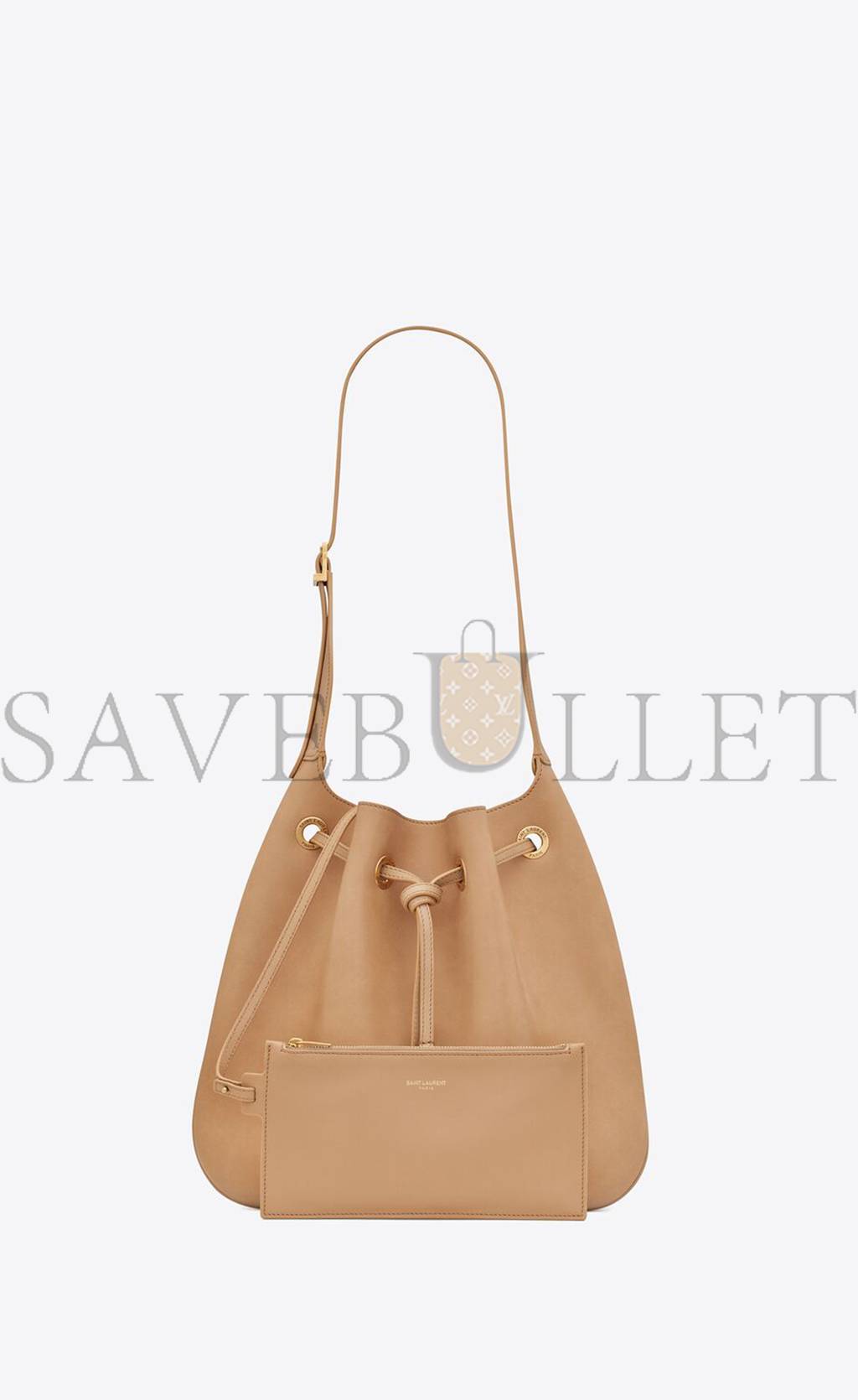 YSL PARIS VII MEDIUM HOBO BAG IN LEATHER 697918AAAMD7744 (38*30*2cm)