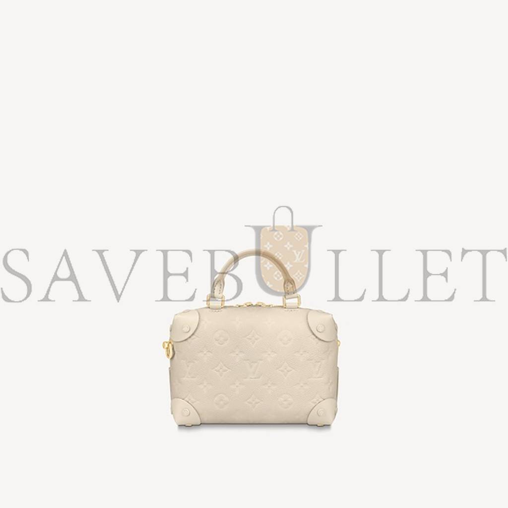 LOUIS VUITTON PETITE MALLE SOUPLE HANDBAG :M45394 (20*14*7.5cm)