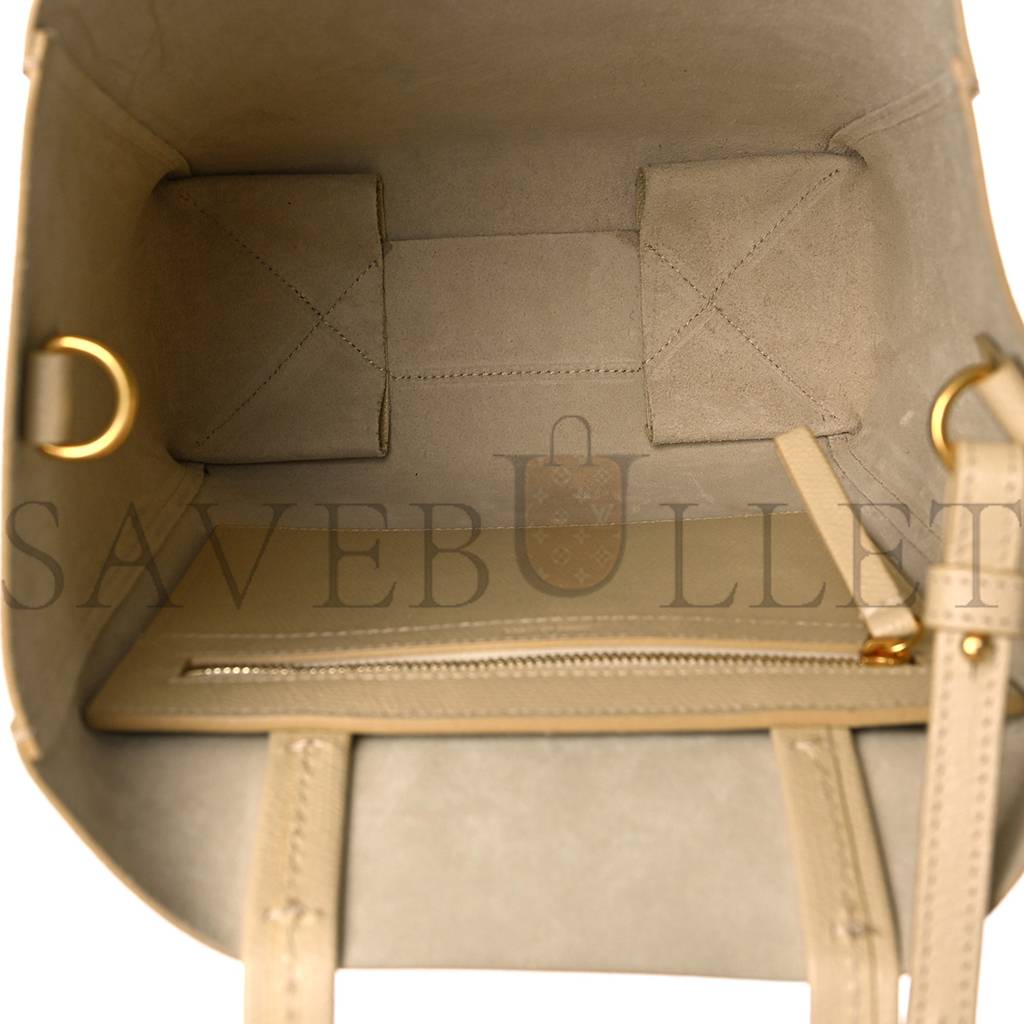 CELINE GRAINED CALFSKIN SMALL VERTICAL CABAS SAND (29*23*10cm)