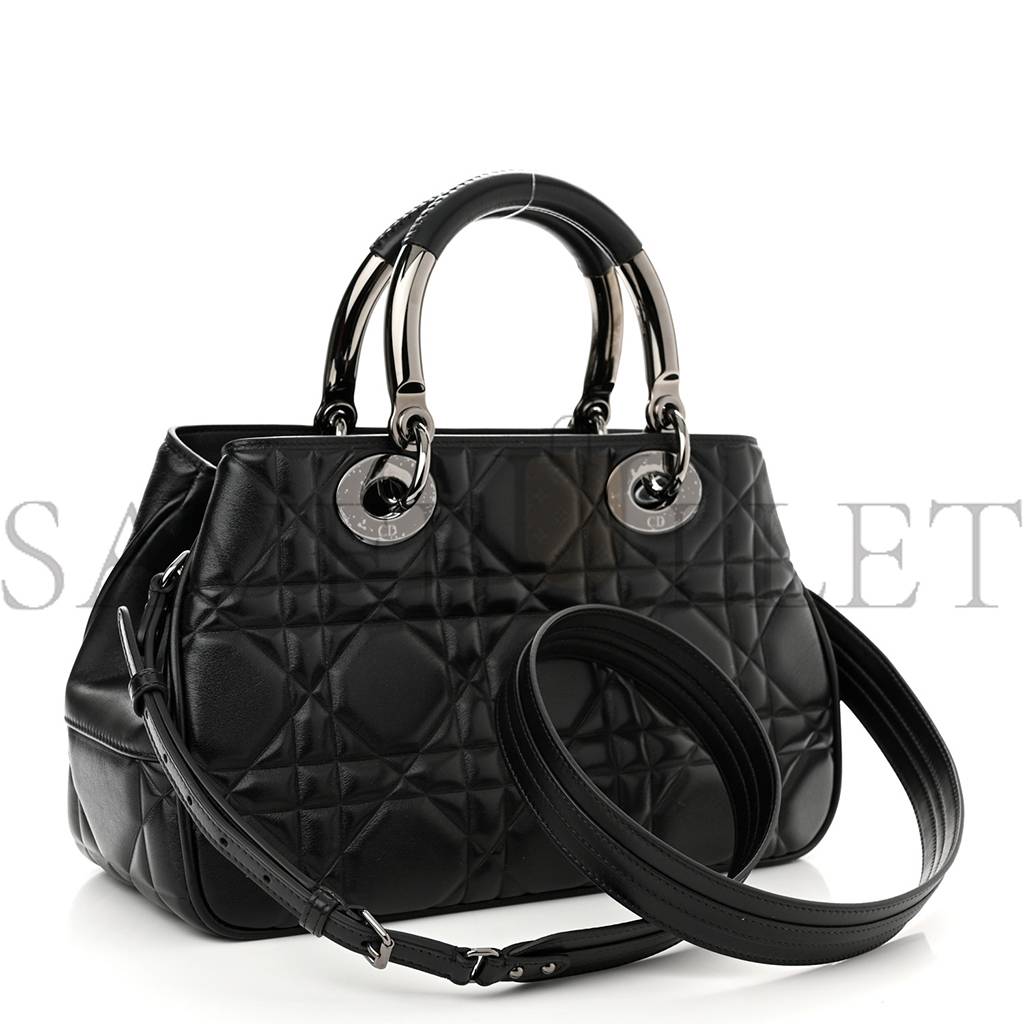 DIOR LAMBSKIN CANNAGE THE LADY 95.22 BLACK (30*18*12.1cm)